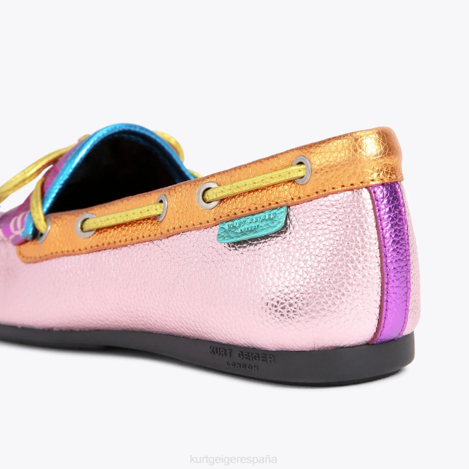 Kurt Geiger mujer mocasín águila londinense 2LPR218 | calzados combinación rosa